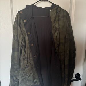 Obey Green Camouflage Raincoat